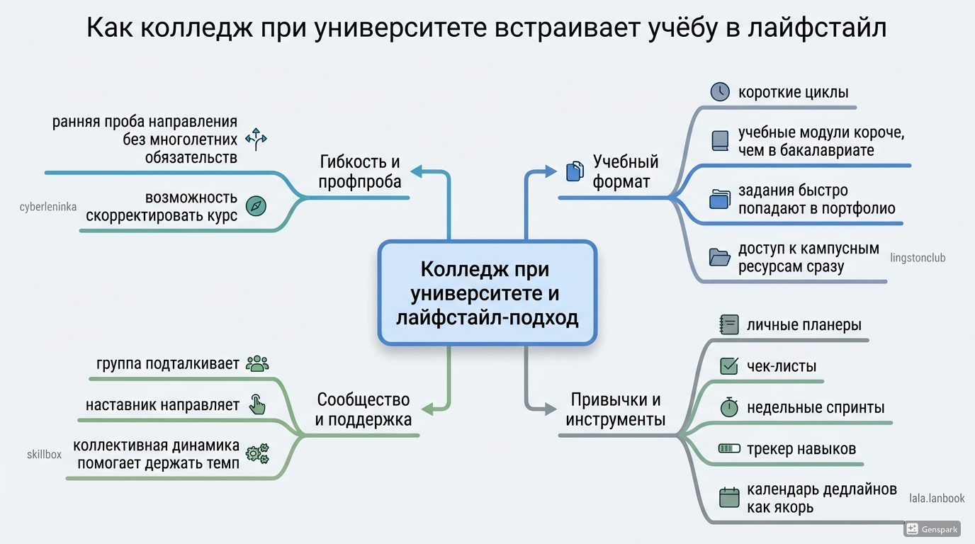 Зачем колледж при университете лайфстайл-подходу